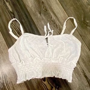 White summer top
